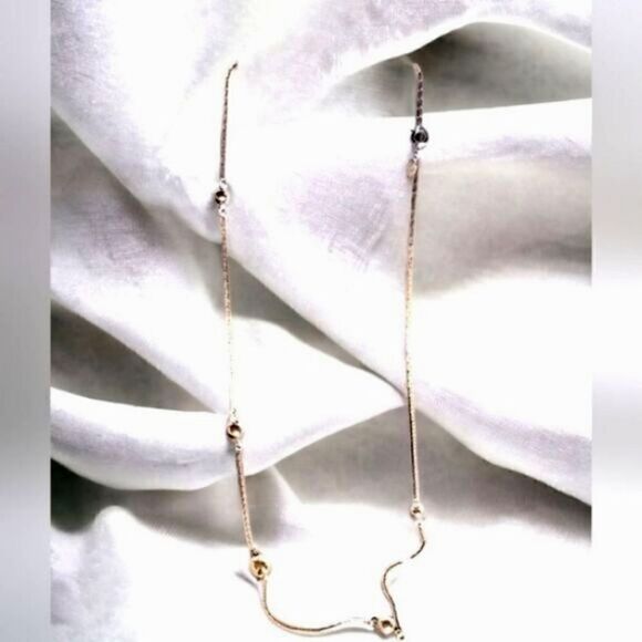 AVON NECKLACE Chain Delicate BALL GOLD-TONE 17.5" VINTAGE 1977 - Picture 7 of 12